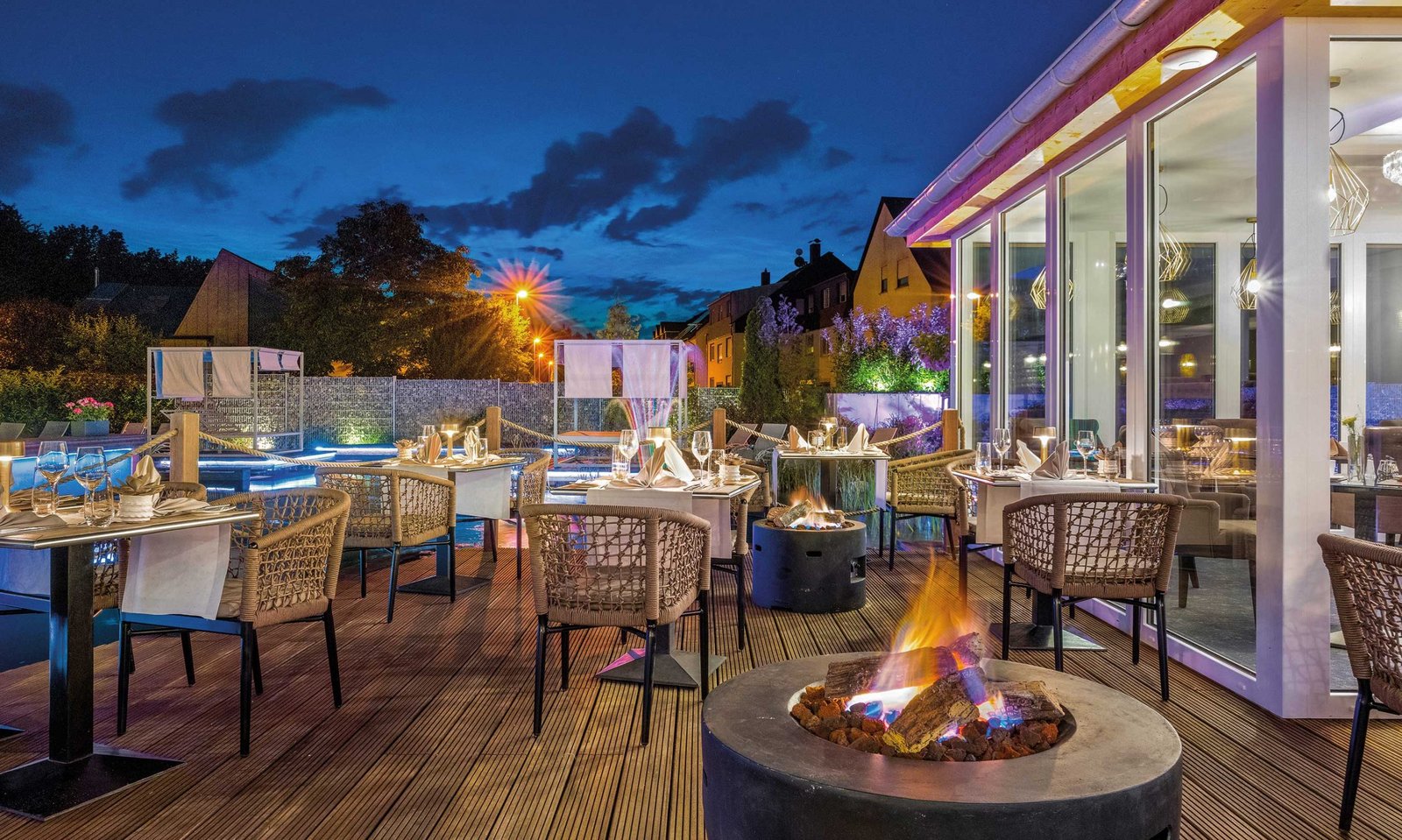 Lifestyle Resort Zum Kurfürsten, at the table