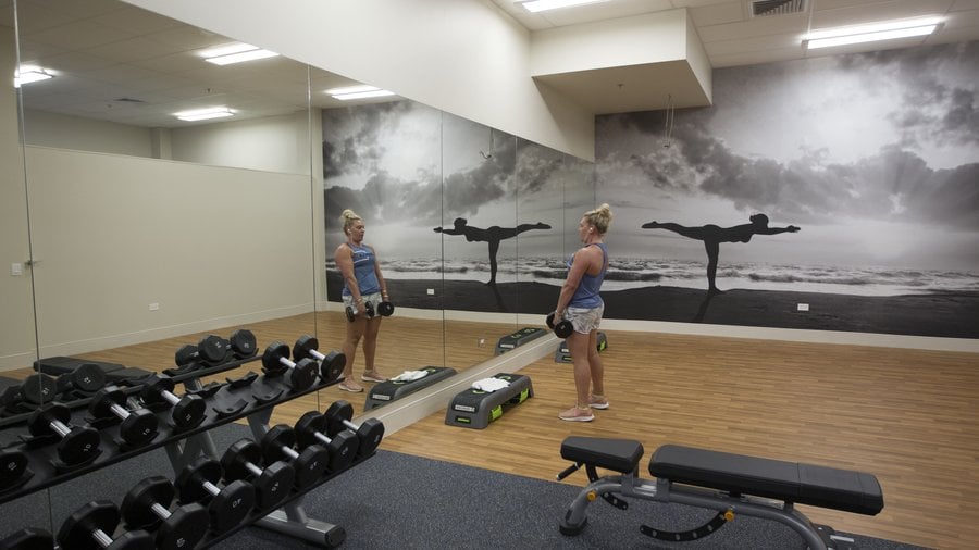 Queen Kapiʻolani Hotel, the gym and yoga