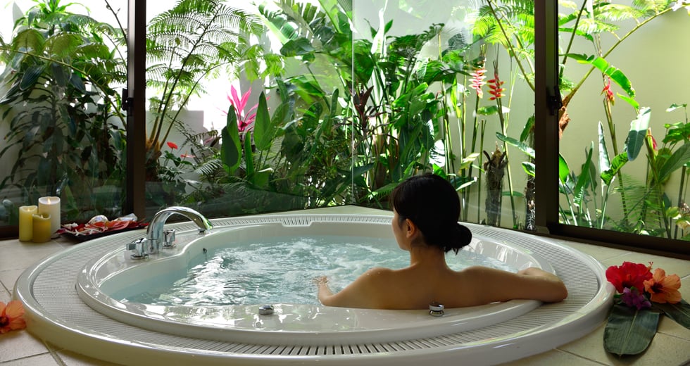 The Uza Terrace Beach Club Villas, the spa