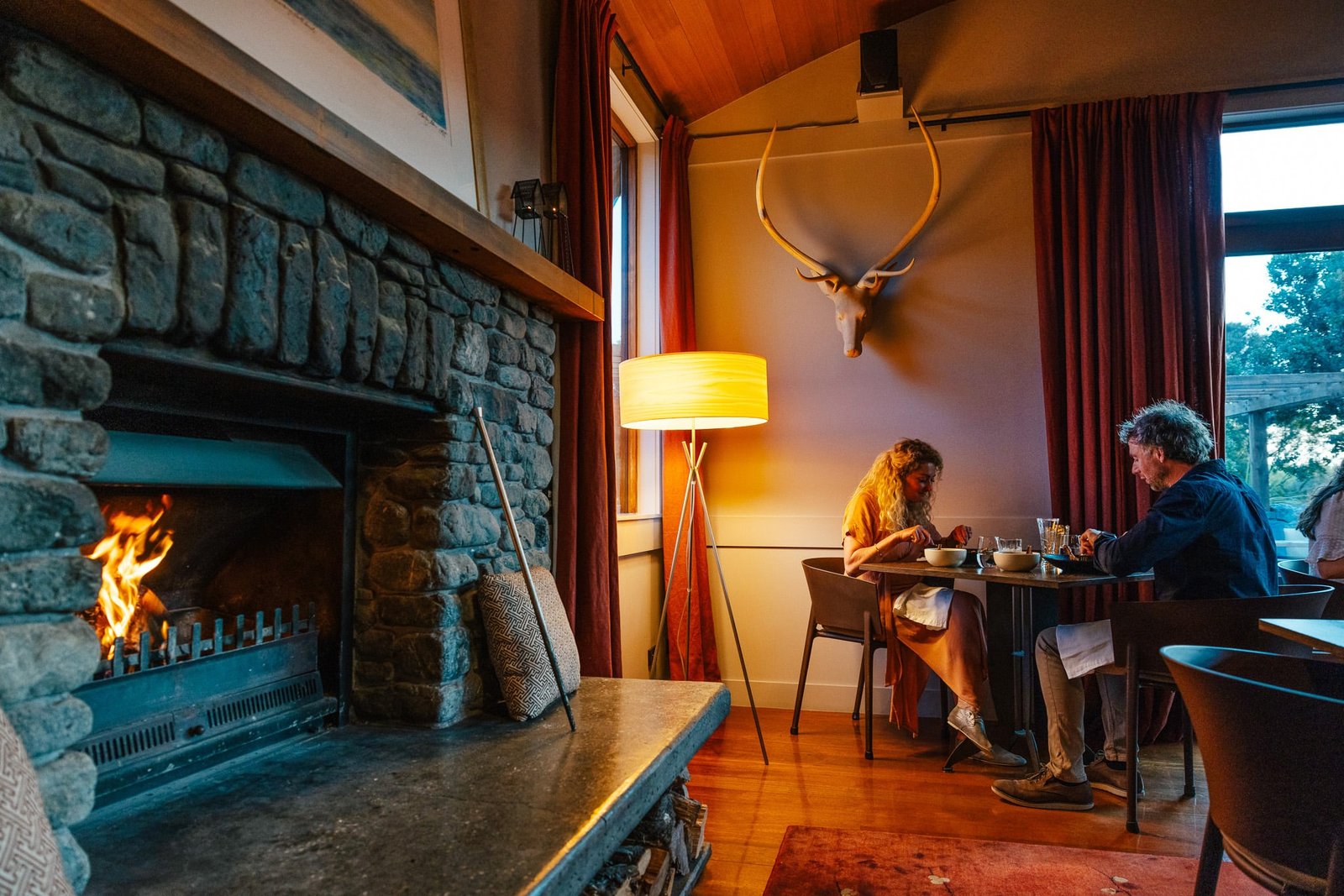 Hapuku Lodge + Tree Houses, at the table