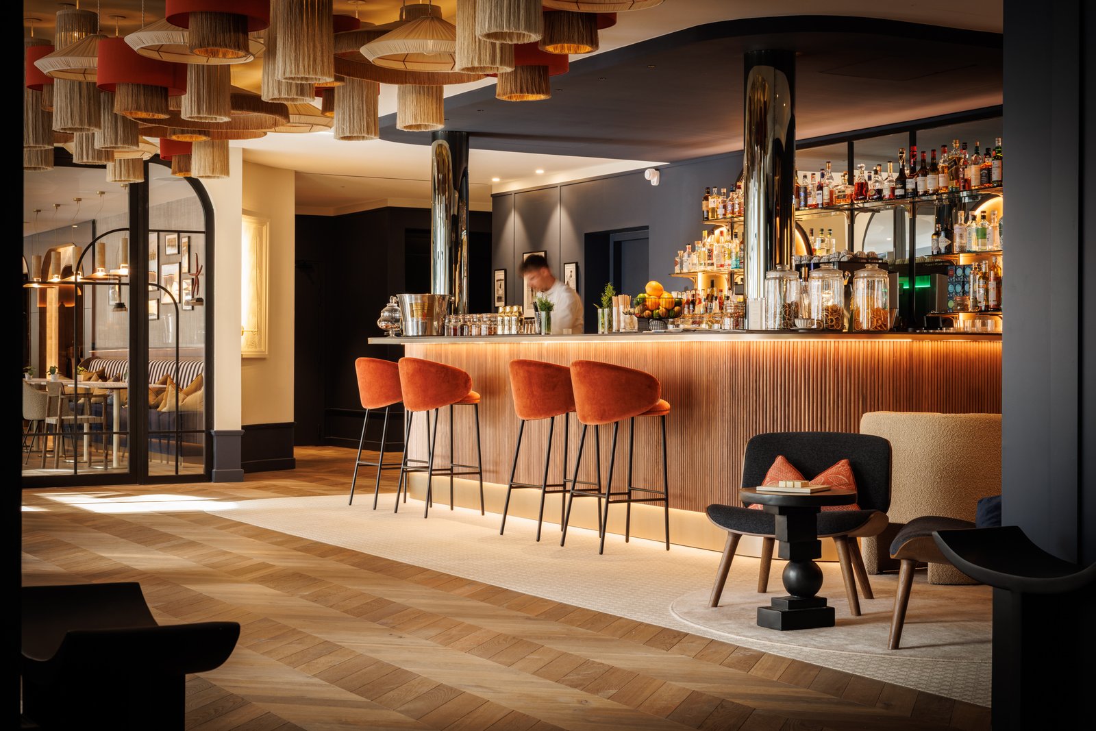 Grand Hotel De Courtoisville, bar le baccara