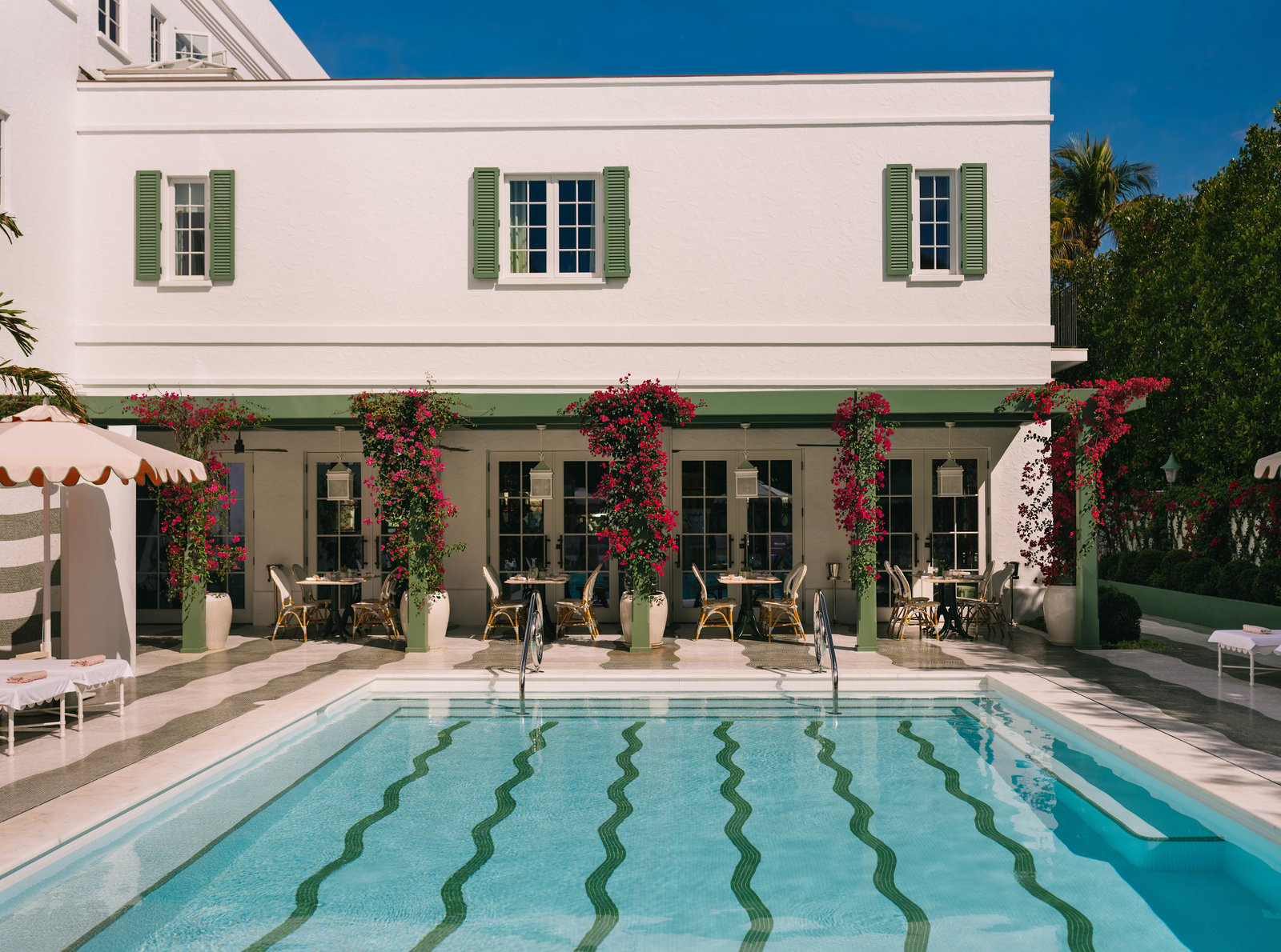 The Vineta Hotel, the pool