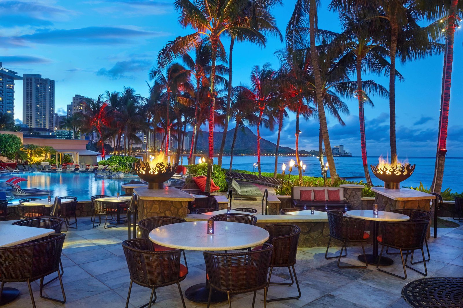 Sheraton Waikiki Beach Resort, at the table