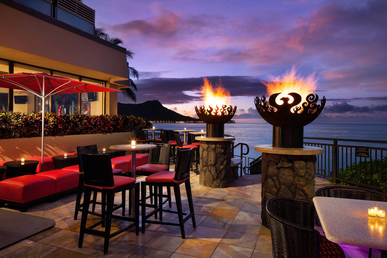 Sheraton Waikiki Beach Resort, at the table