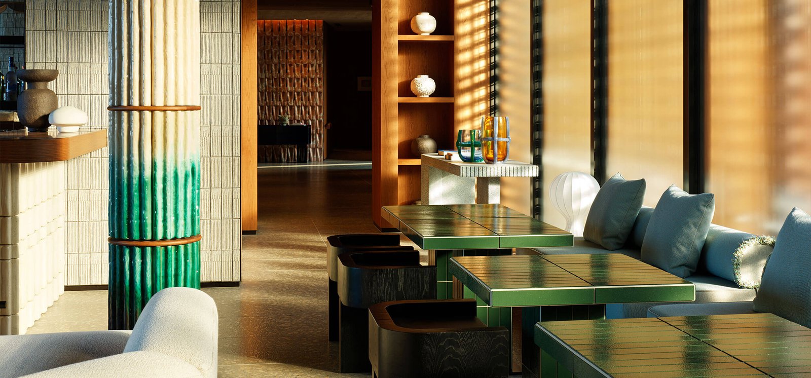 Casa CABaN HAYAMA, at the table