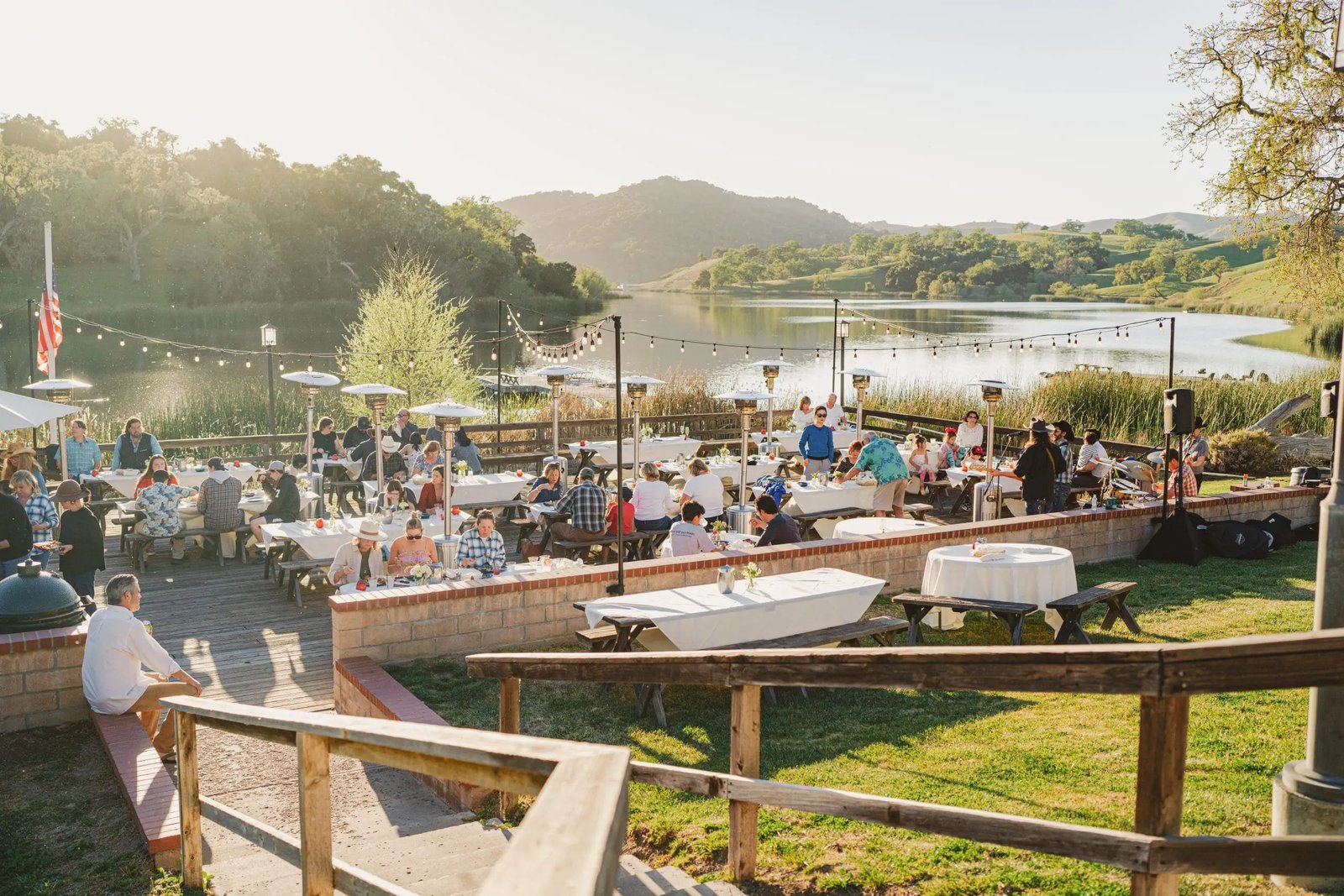 Alisal Ranch, at the table