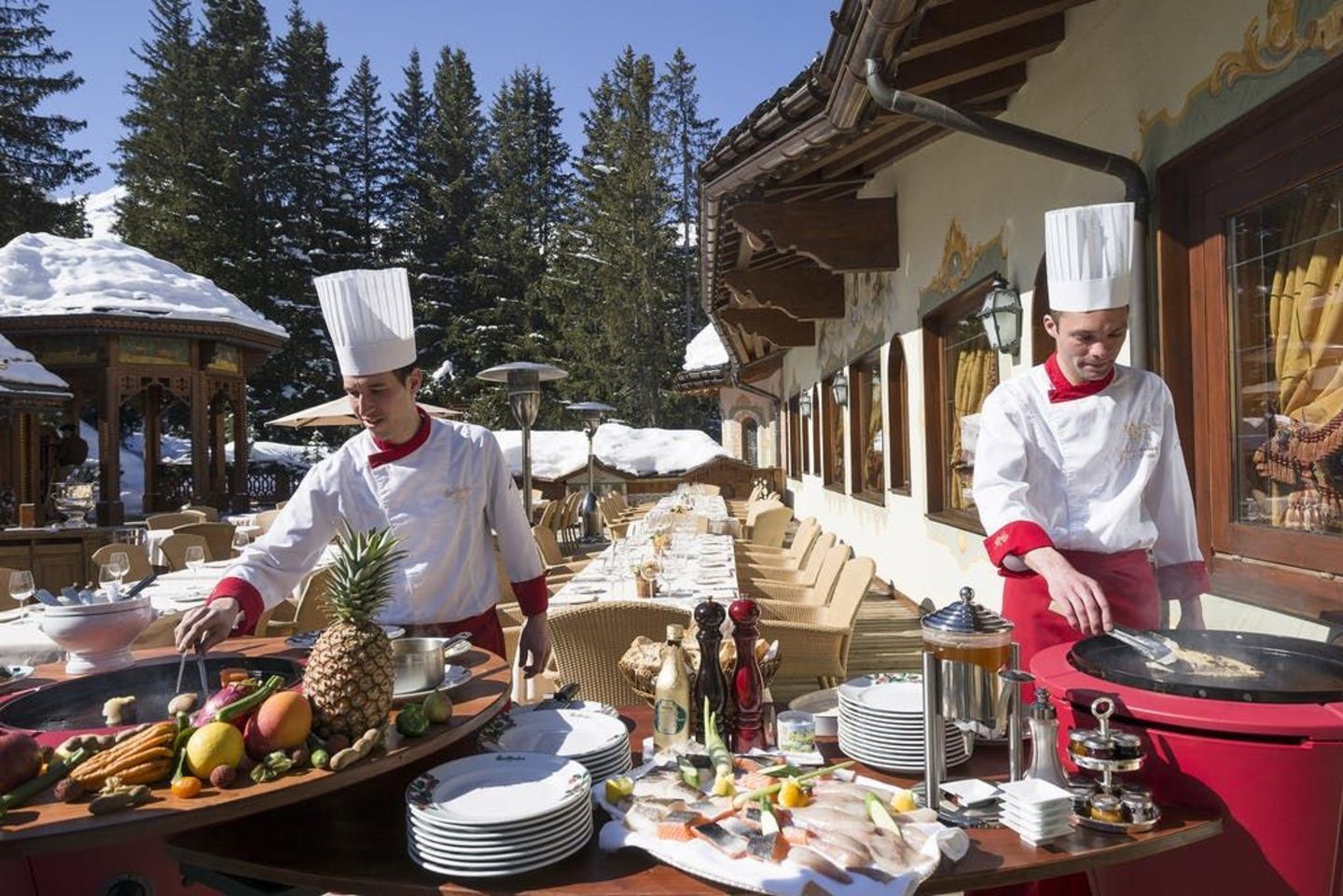 Les Airelles, eat & drink