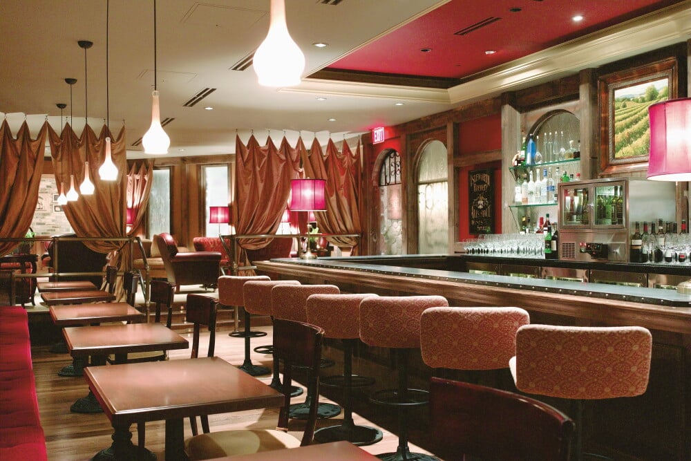 The American Club, at the table