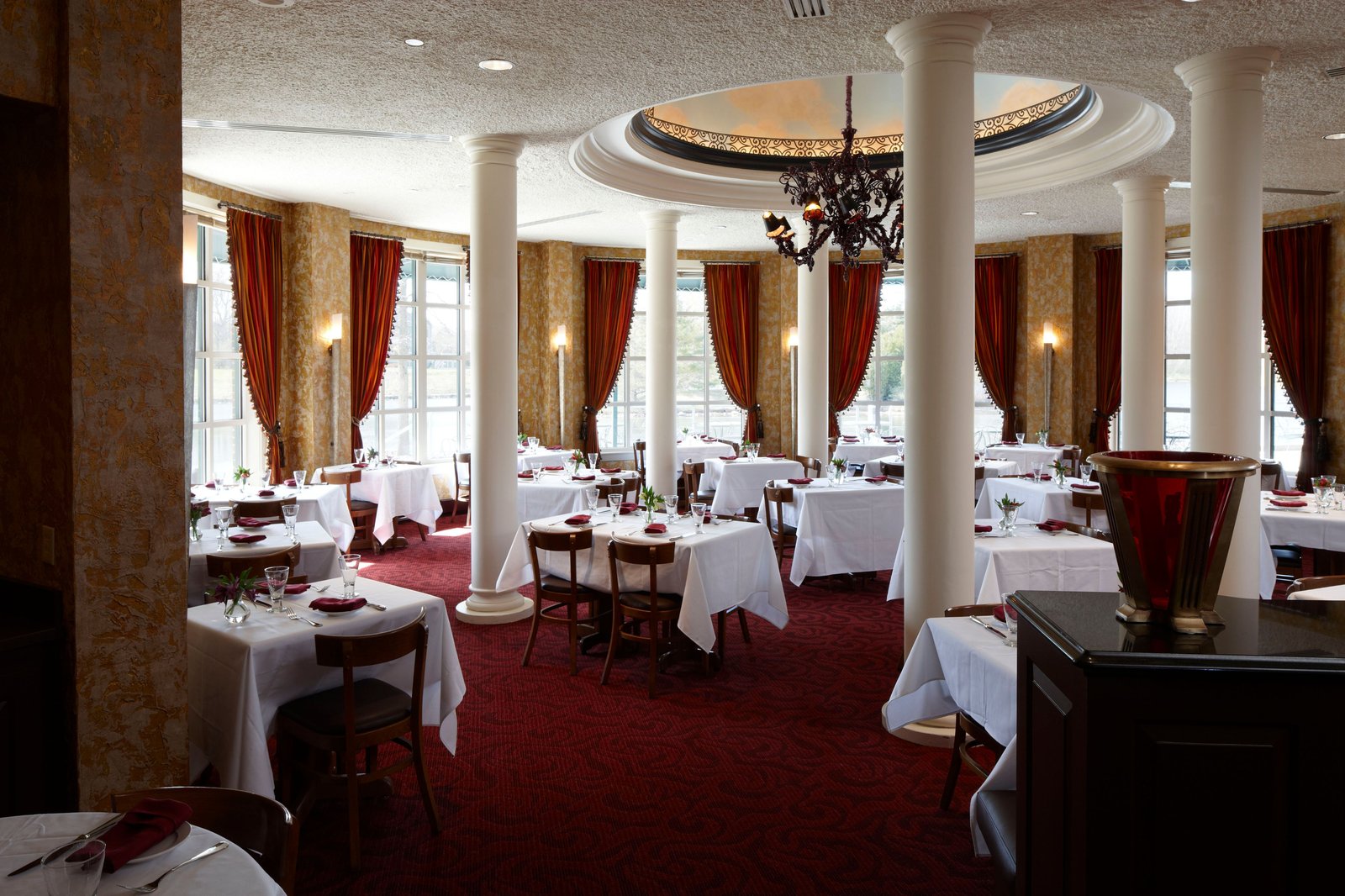 The American Club, at the table