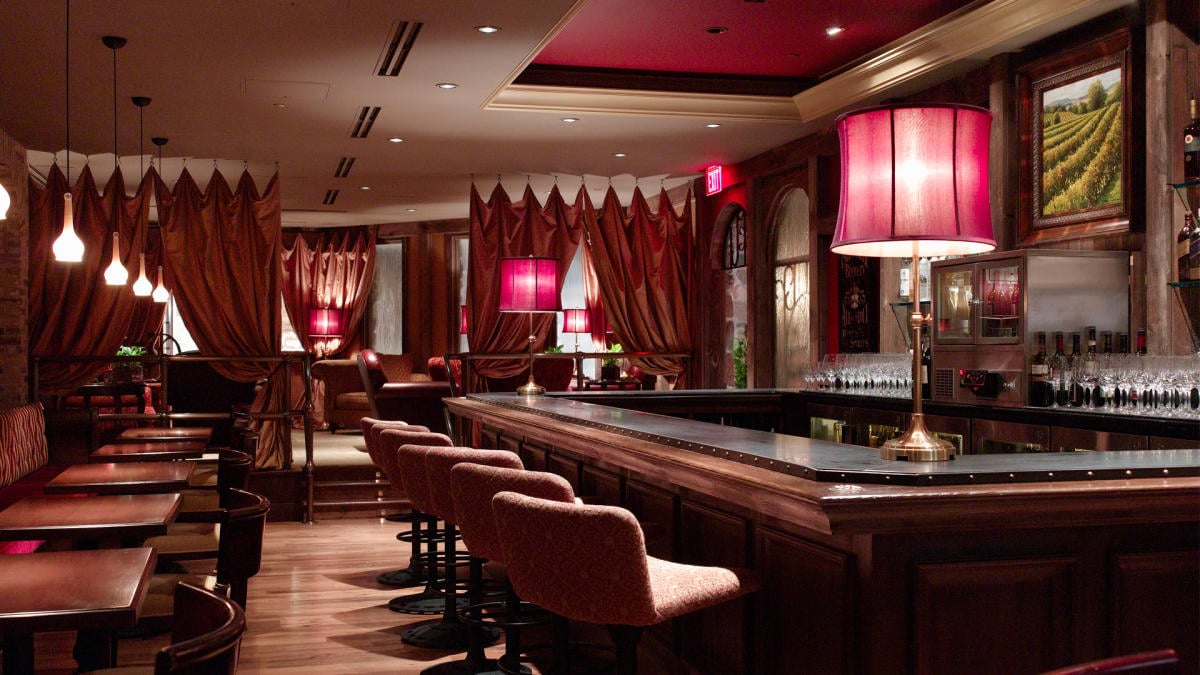 The American Club, at the table