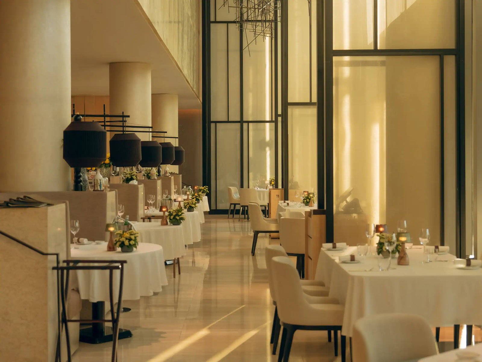 Park Hyatt Bangkok, at the table