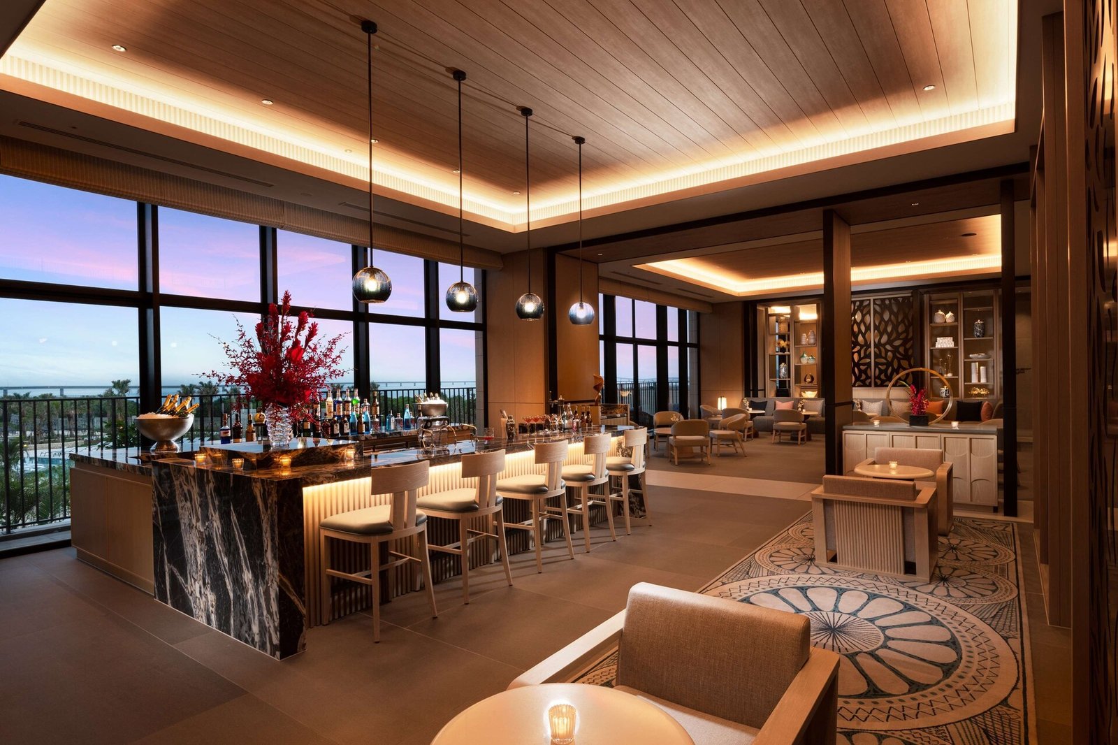 Hilton Okinawa Miyako Island Resort, at the table