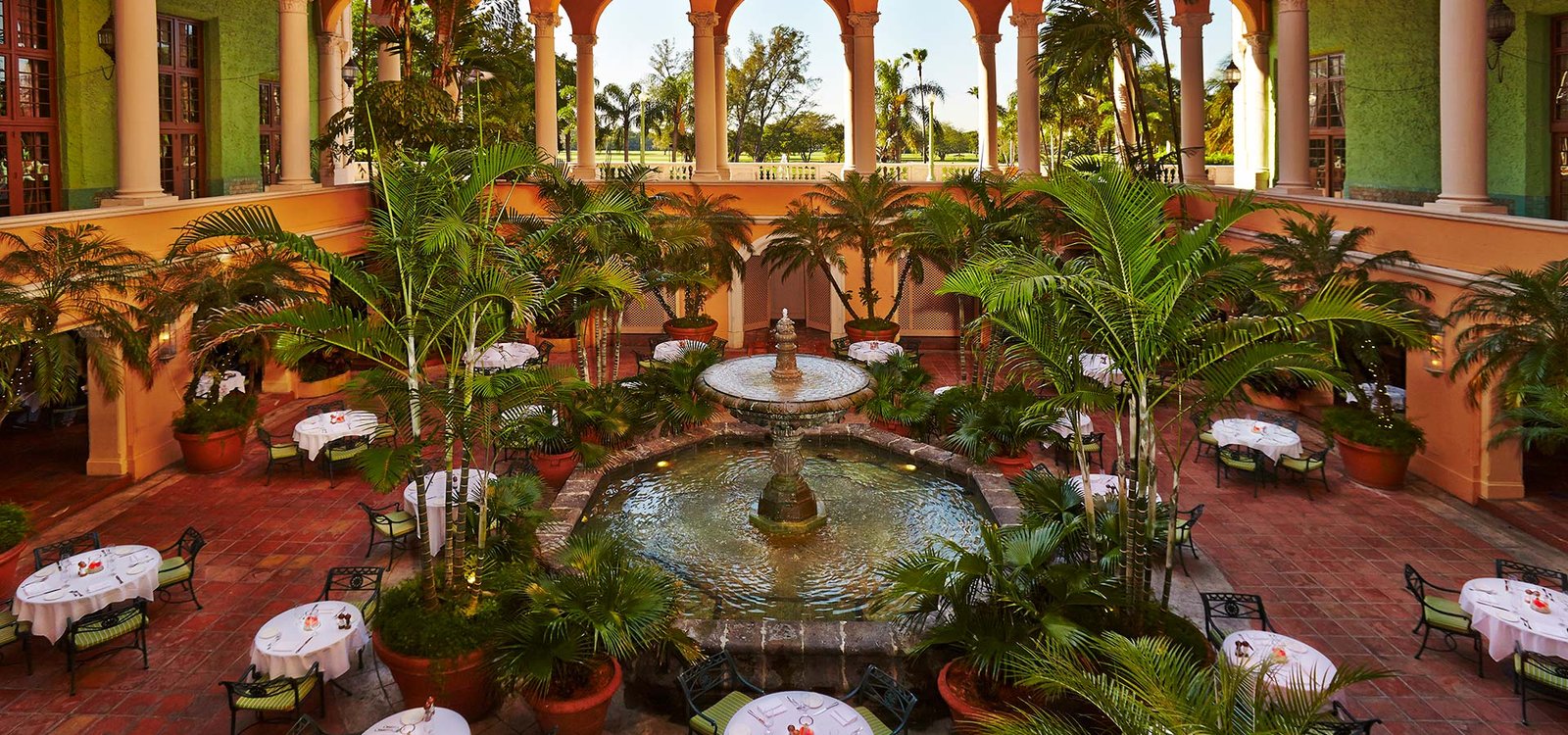 Biltmore Hotel Miami Coral Gables, at the table