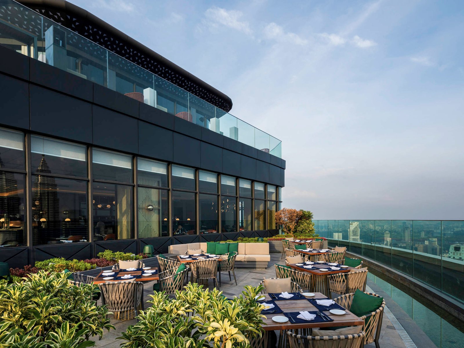 Banyan Tree Kuala Lumpur, at the table