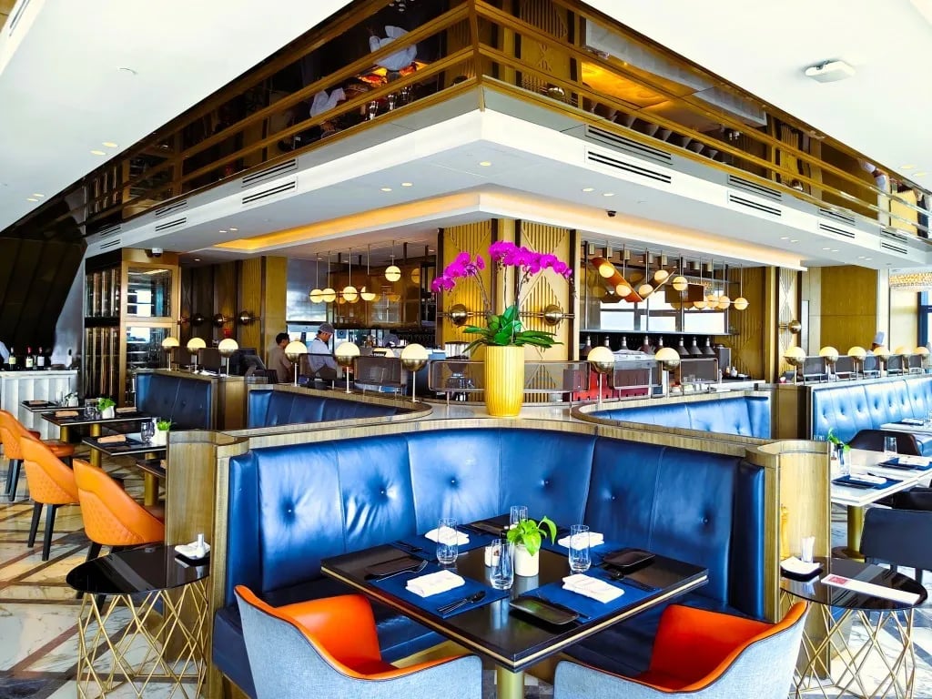 Banyan Tree Kuala Lumpur, at the table