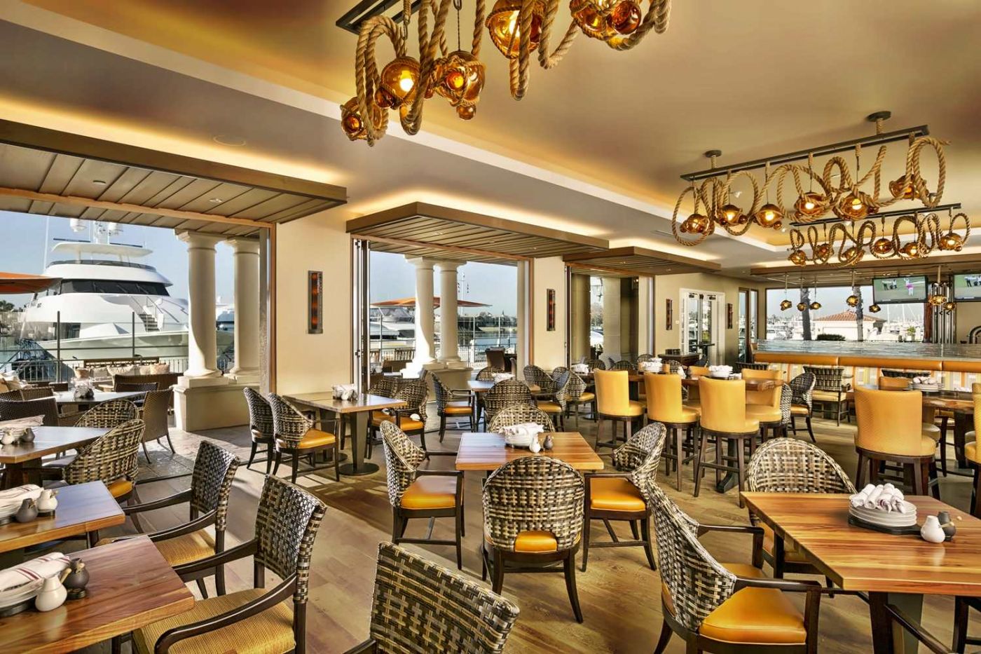 Balboa Bay Resort, at the table