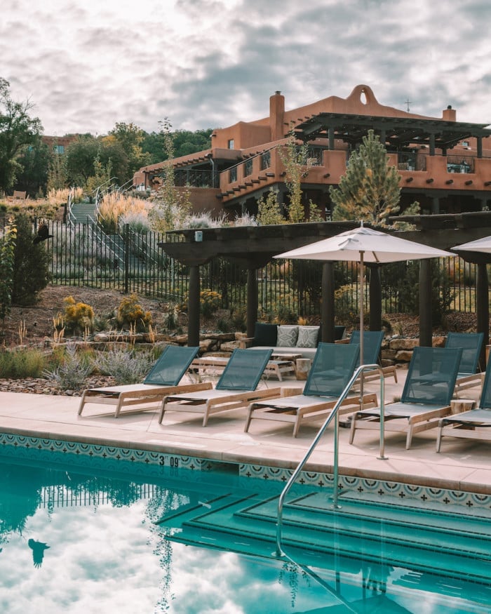 Bishop's Lodge, the pool
