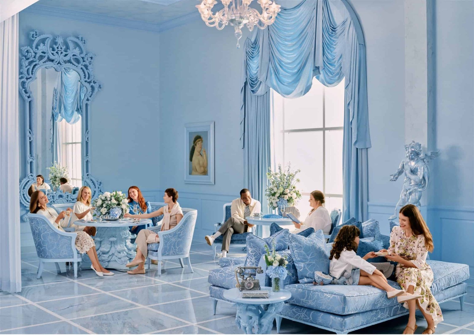The Chateau, at the table