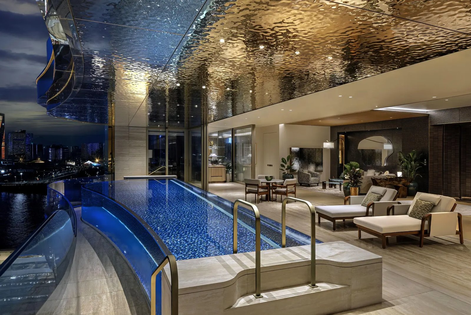Capella at Galaxy Macau, the pool