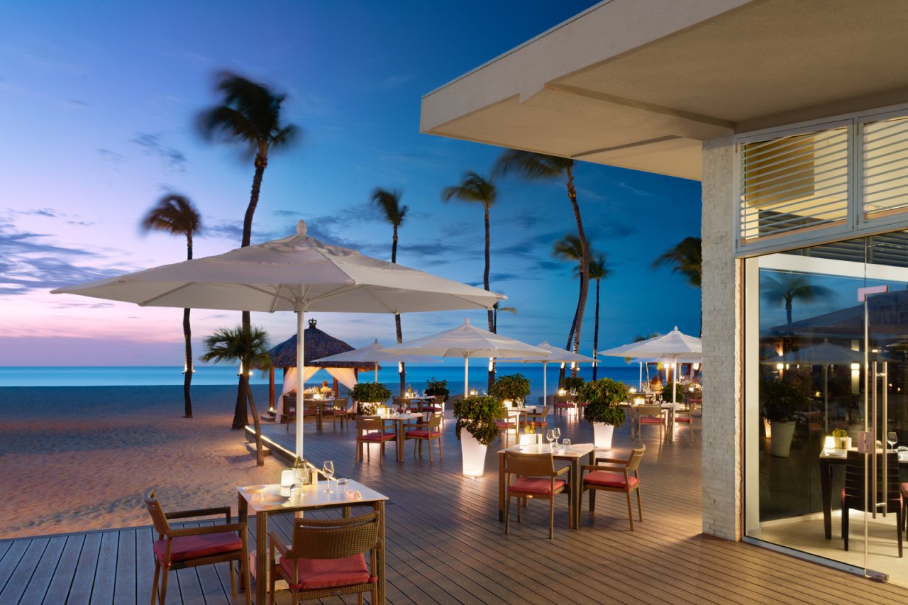 Bucuti & Tara Beach Resort, eat & drink