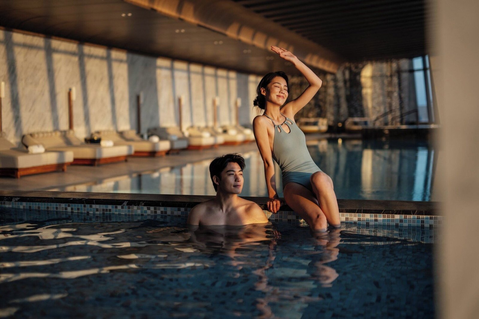 Four Seasons Hotel Dalian, the pool