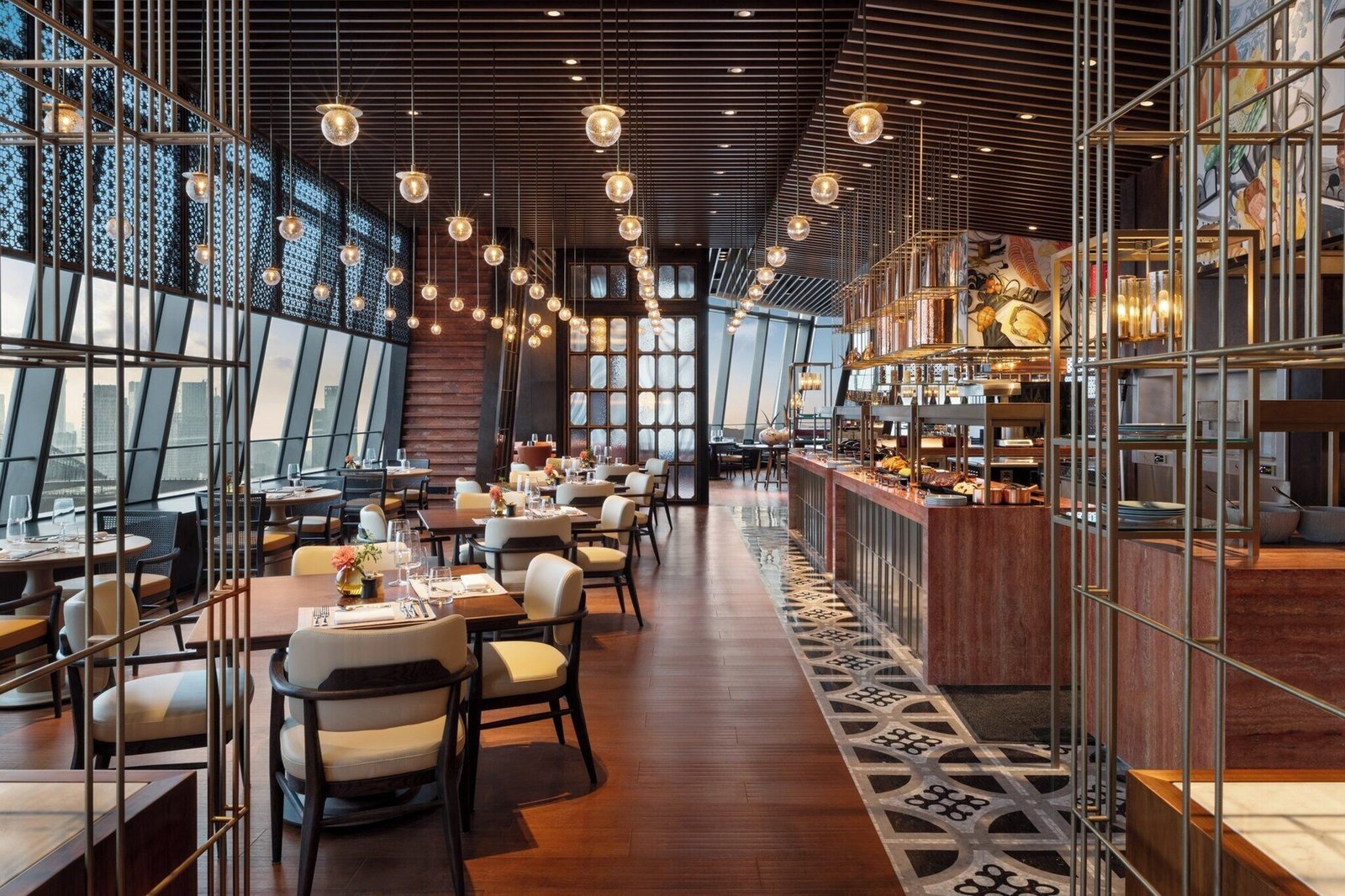 Four Seasons Hotel Dalian, at the table