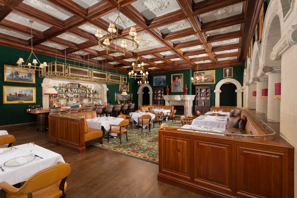 The Cloister at Sea Island, at the table