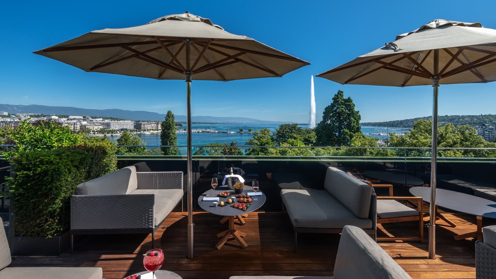 Hôtel Métropole Genève, met rooftop lounge