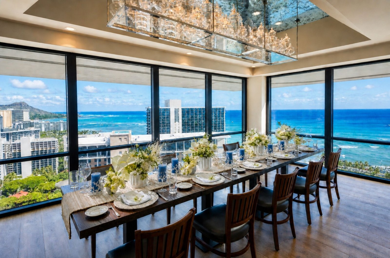 Ilikai Hotel & Luxury Suites, at the table