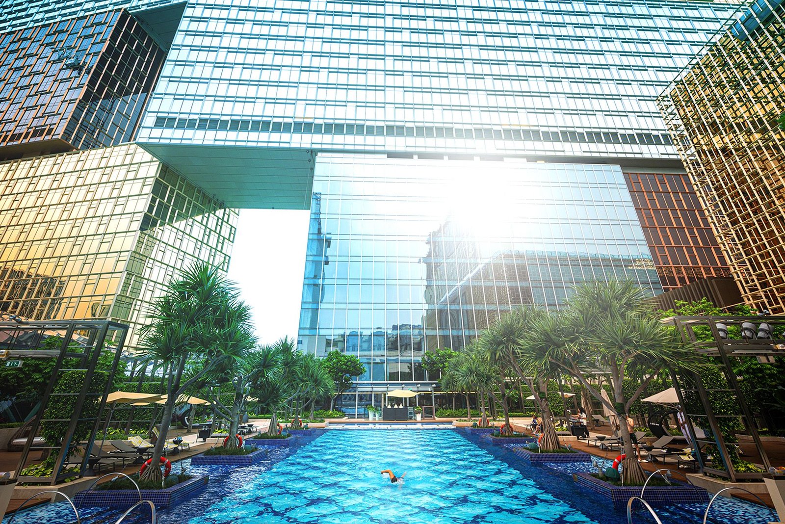 MGM Cotai, the pool