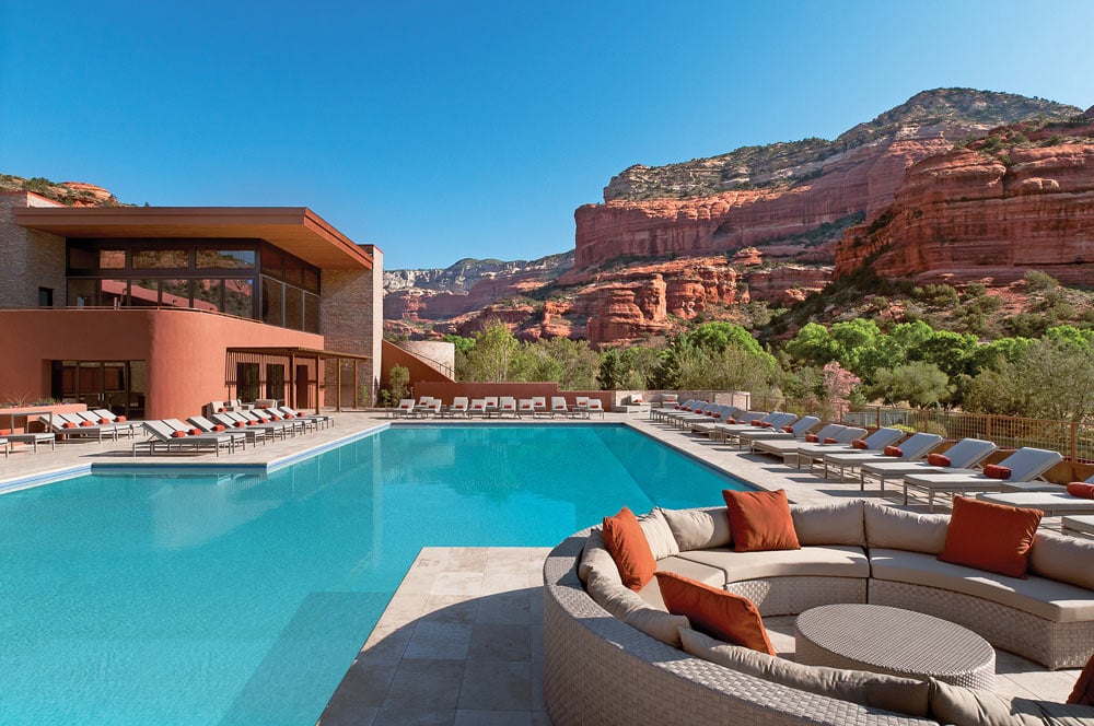 Enchantment Resort, the pool