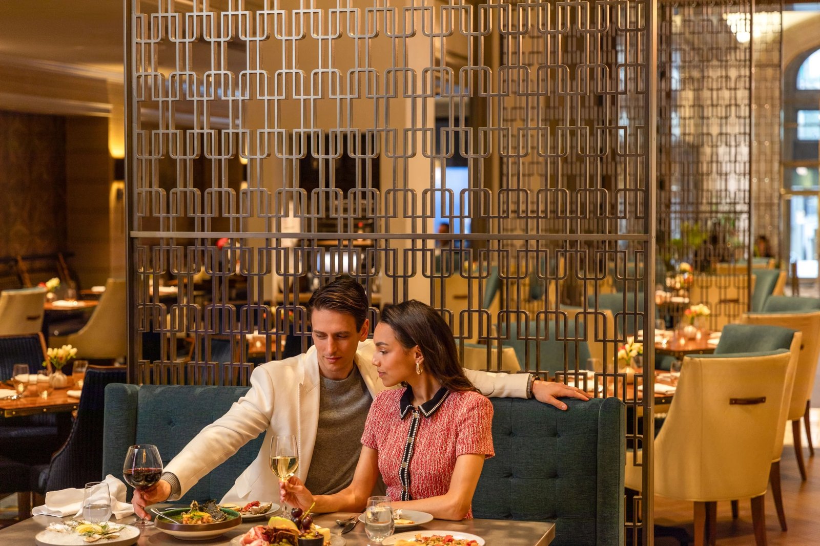Fairmont Hotel Vancouver, at the table