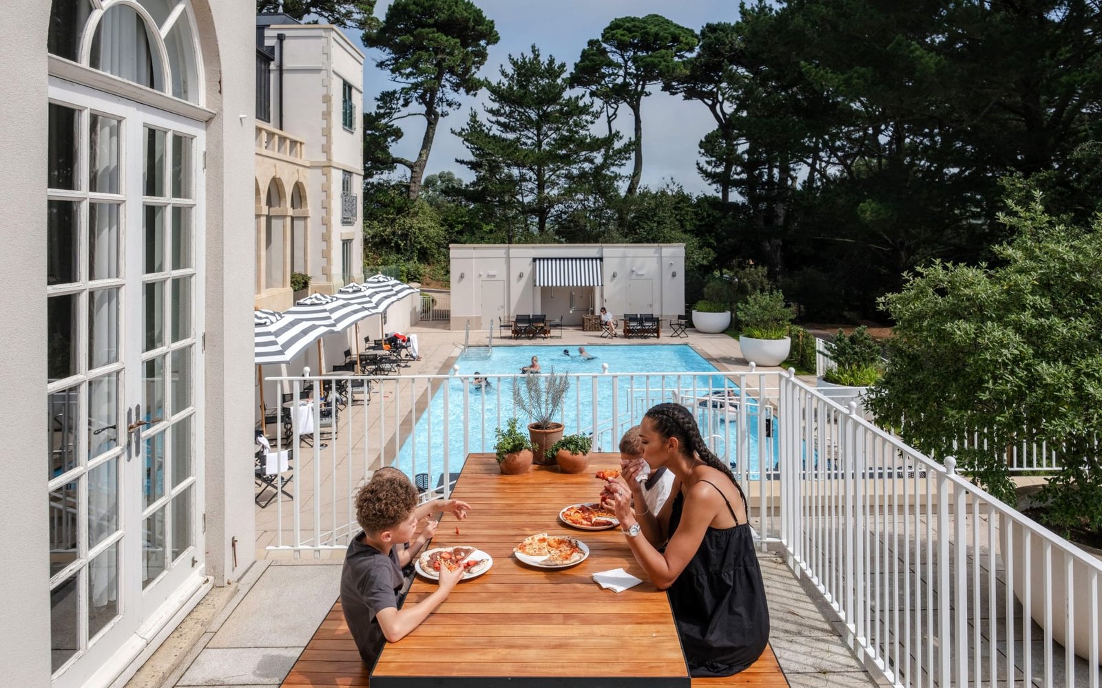 Fowey Hall Hotel, the pool