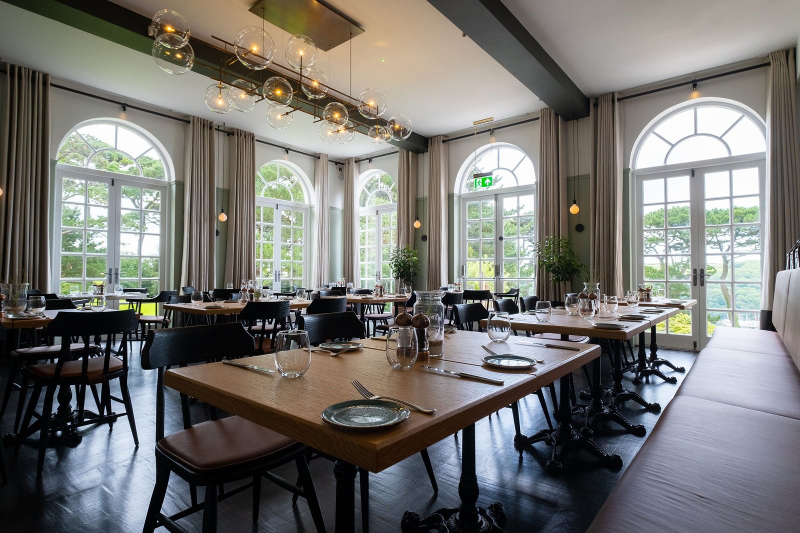 Fowey Hall Hotel, at the table