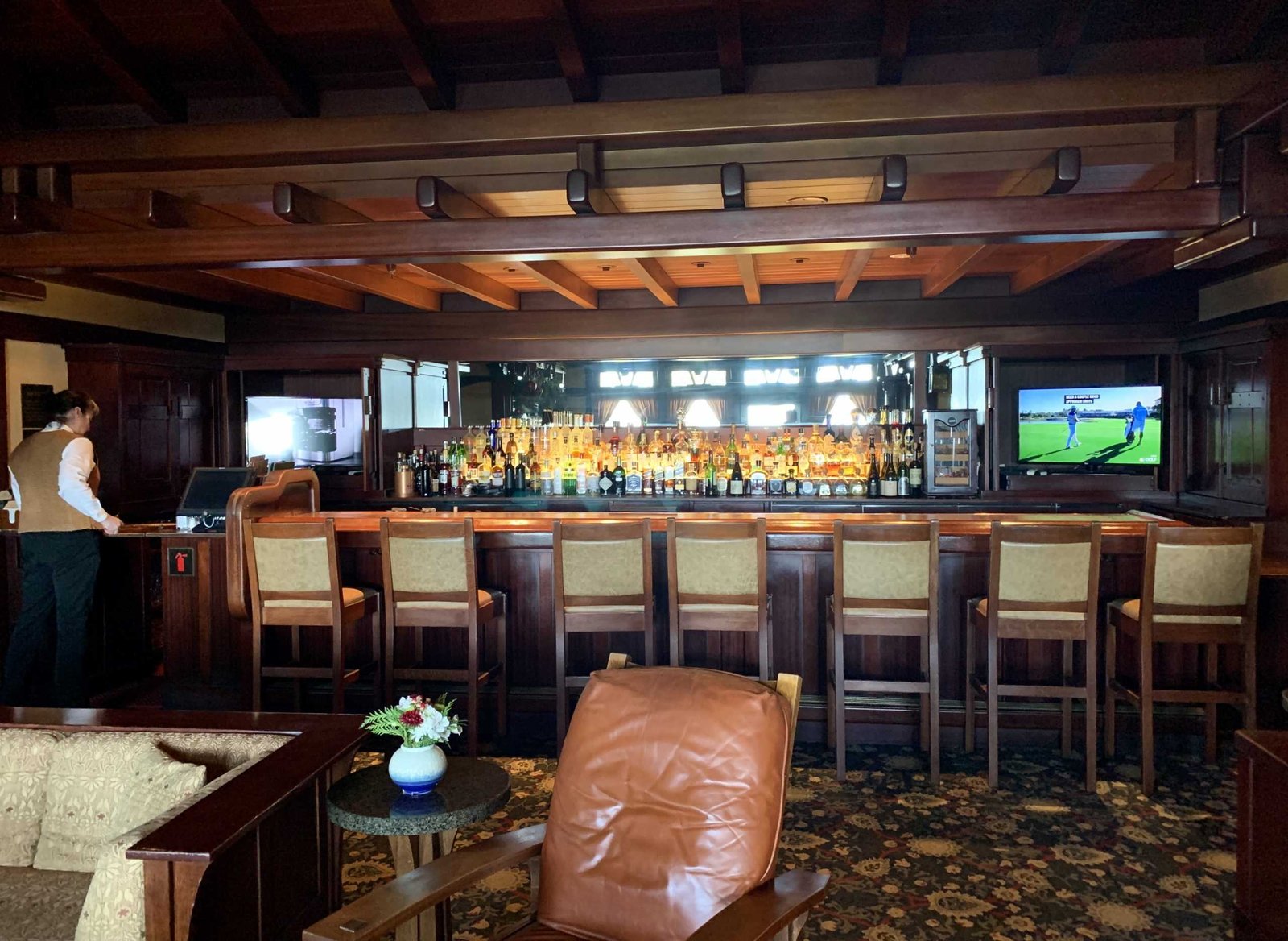 The Lodge at Torrey Pines, at the table