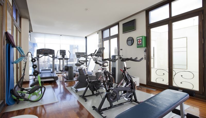 Hotel Casa Fuster, the gym
