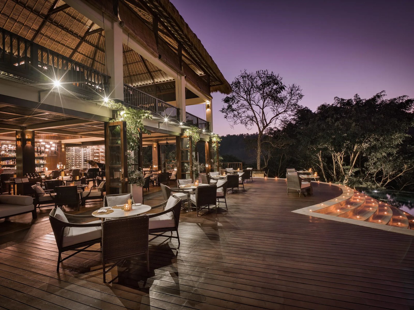 Hanging Gardens Of Bali, three elements restaurant