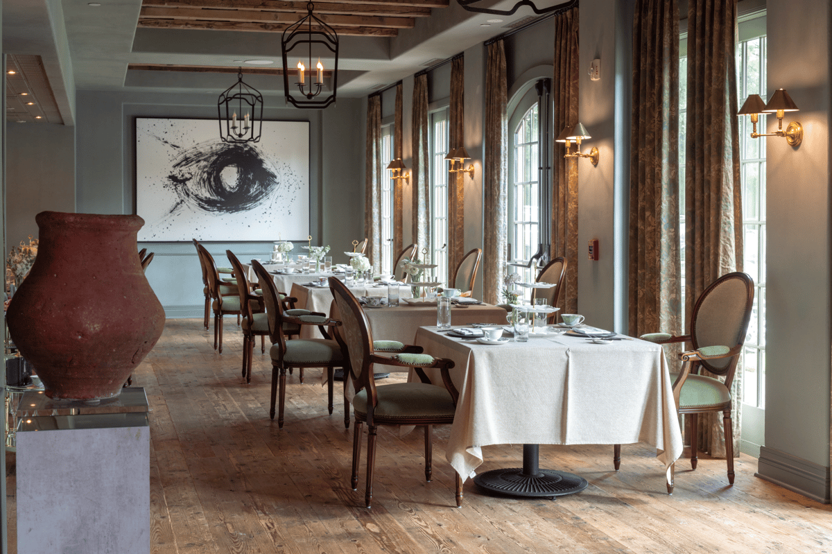 Hotel Granduca, at the table
