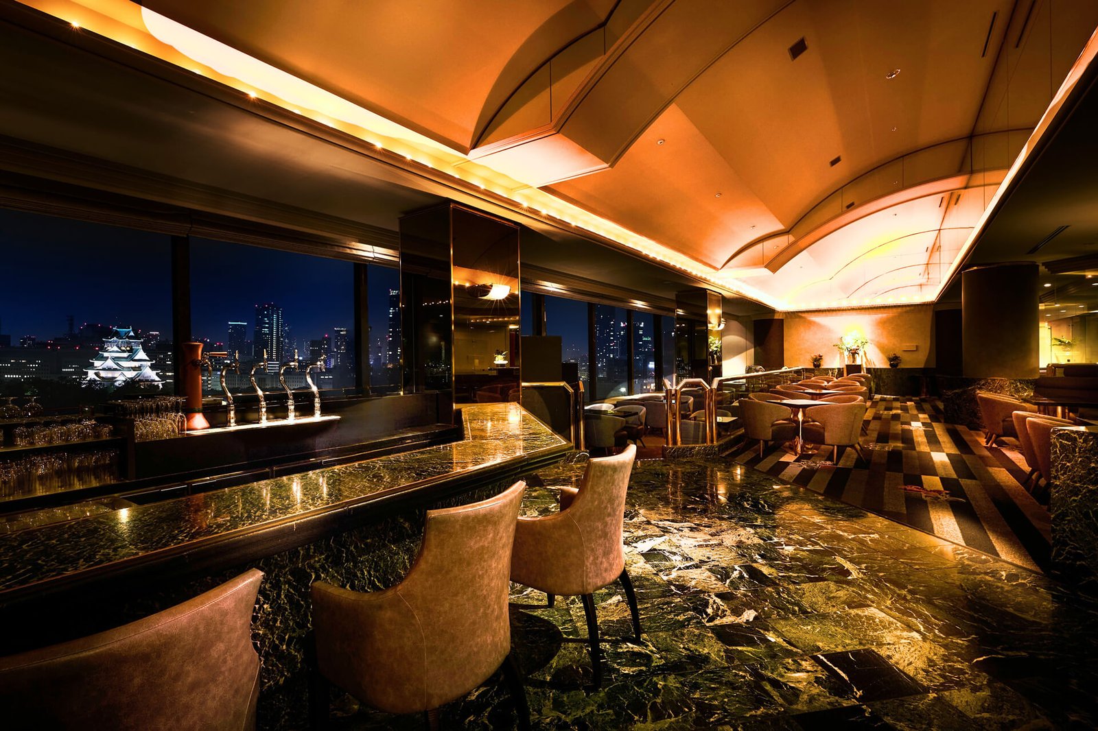 Hotel New Otani Osaka, sky lounge the four seasons