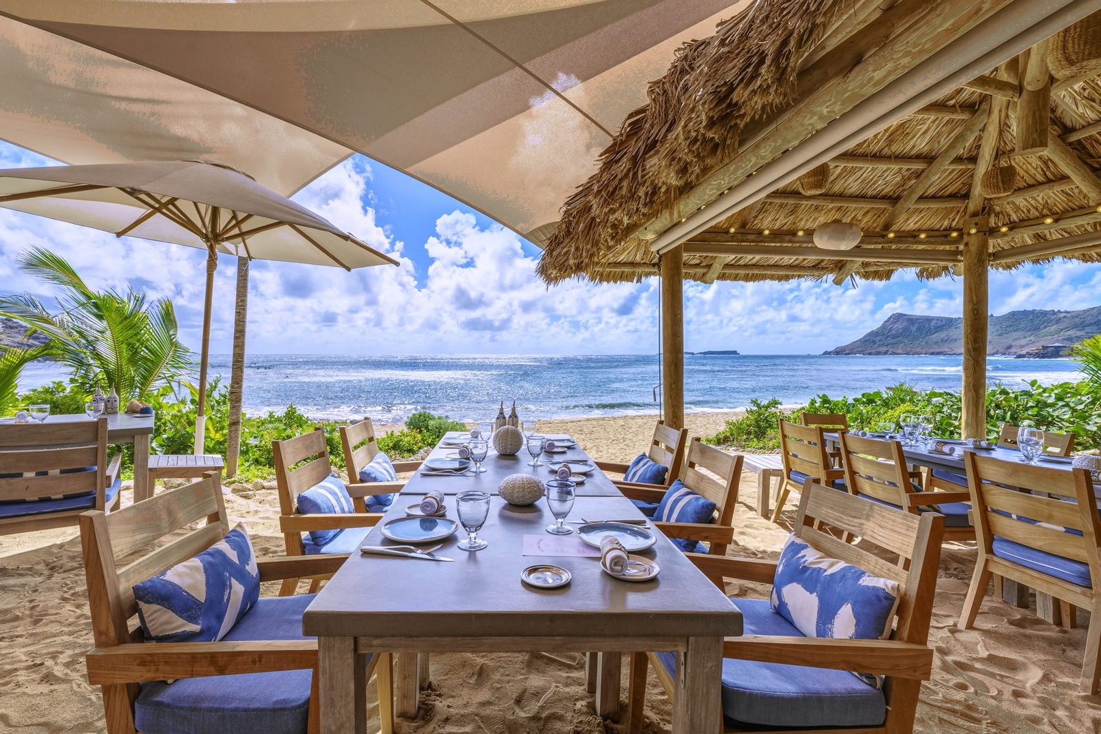 Hotel Le Toiny, at the table
