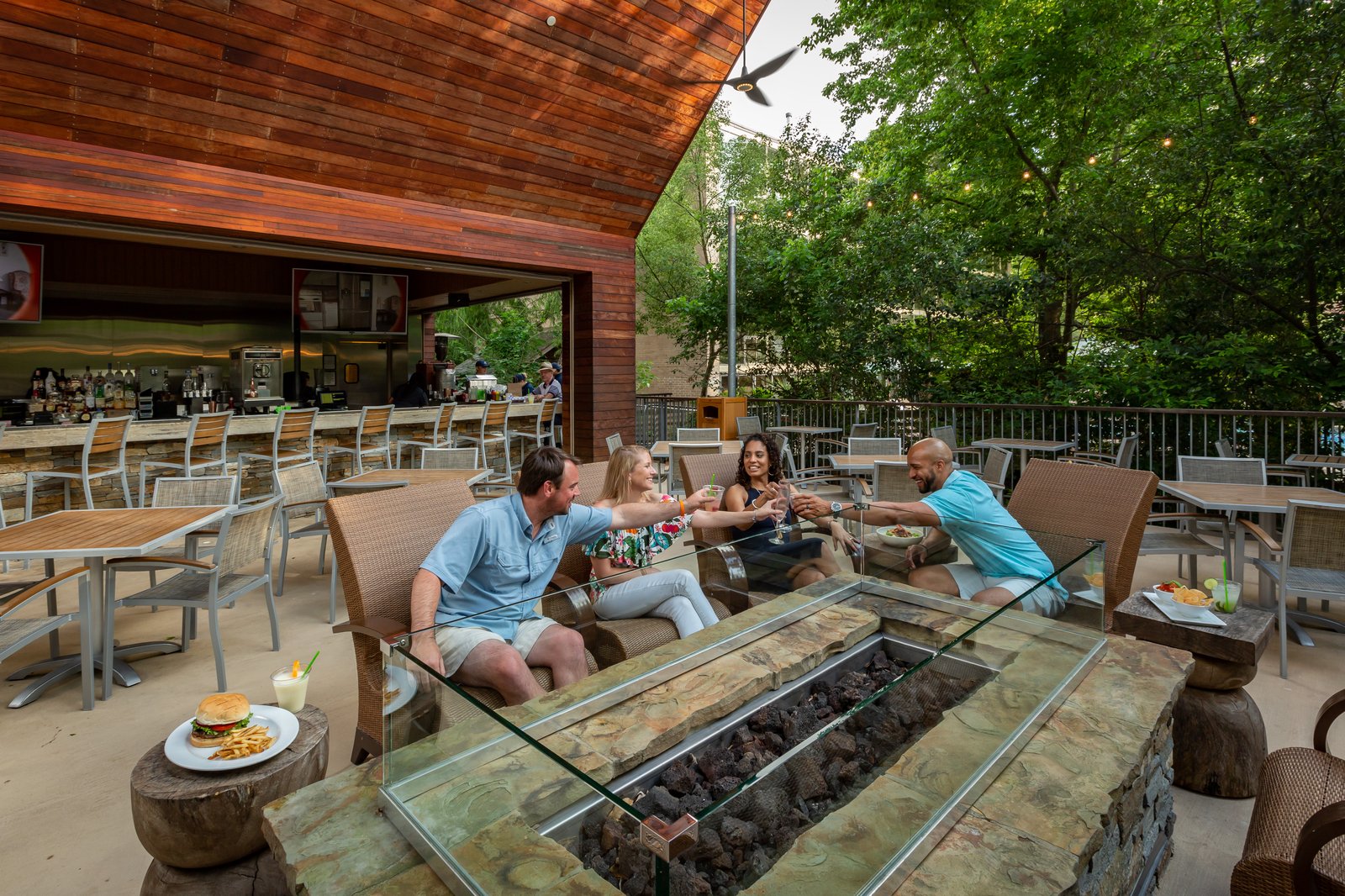 The Houstonian Hotel, Club & Spa, at the table