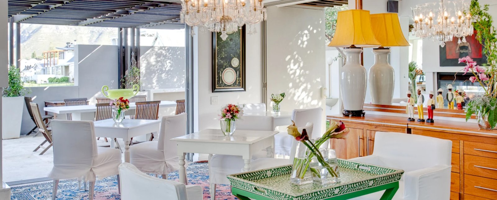 Birkenhead House, dining room & ocean terrace