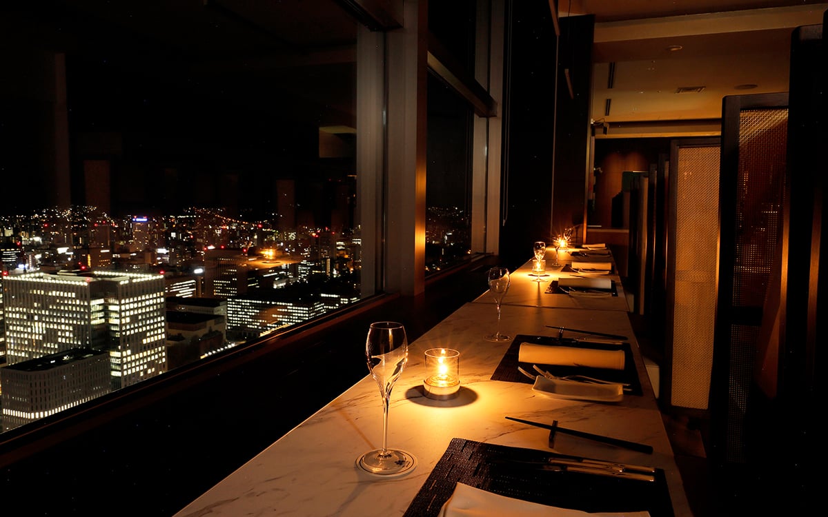 JR Tower Hotel Nikko Sapporo, at the table