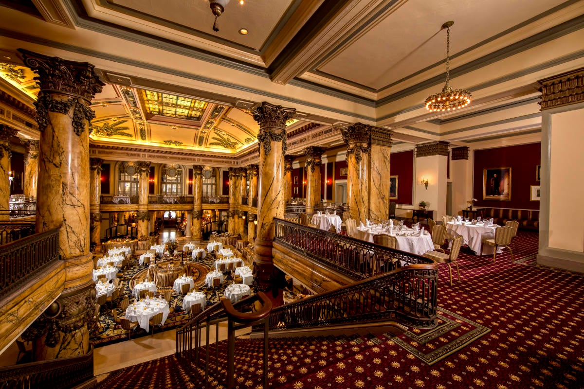 The Jefferson Hotel, at the table