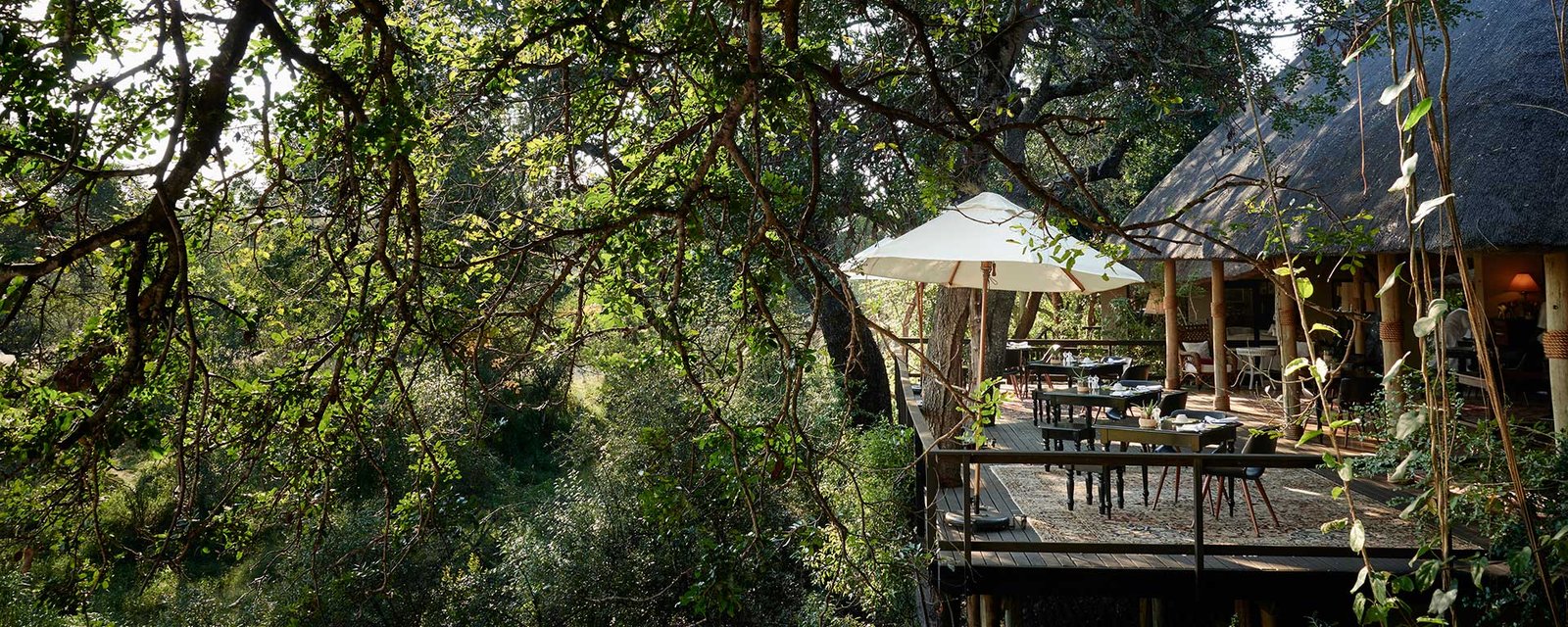 Malewane Lodge at Royal Malewane, at the table