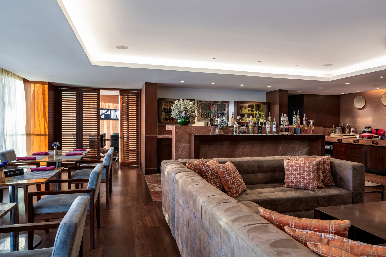 JW Marriott Hotel Bogota, at the table