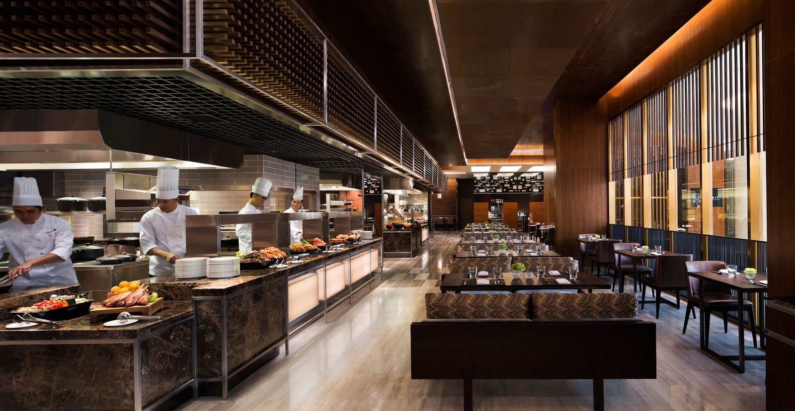 JW Marriott Hotel Macau, urban kitchen