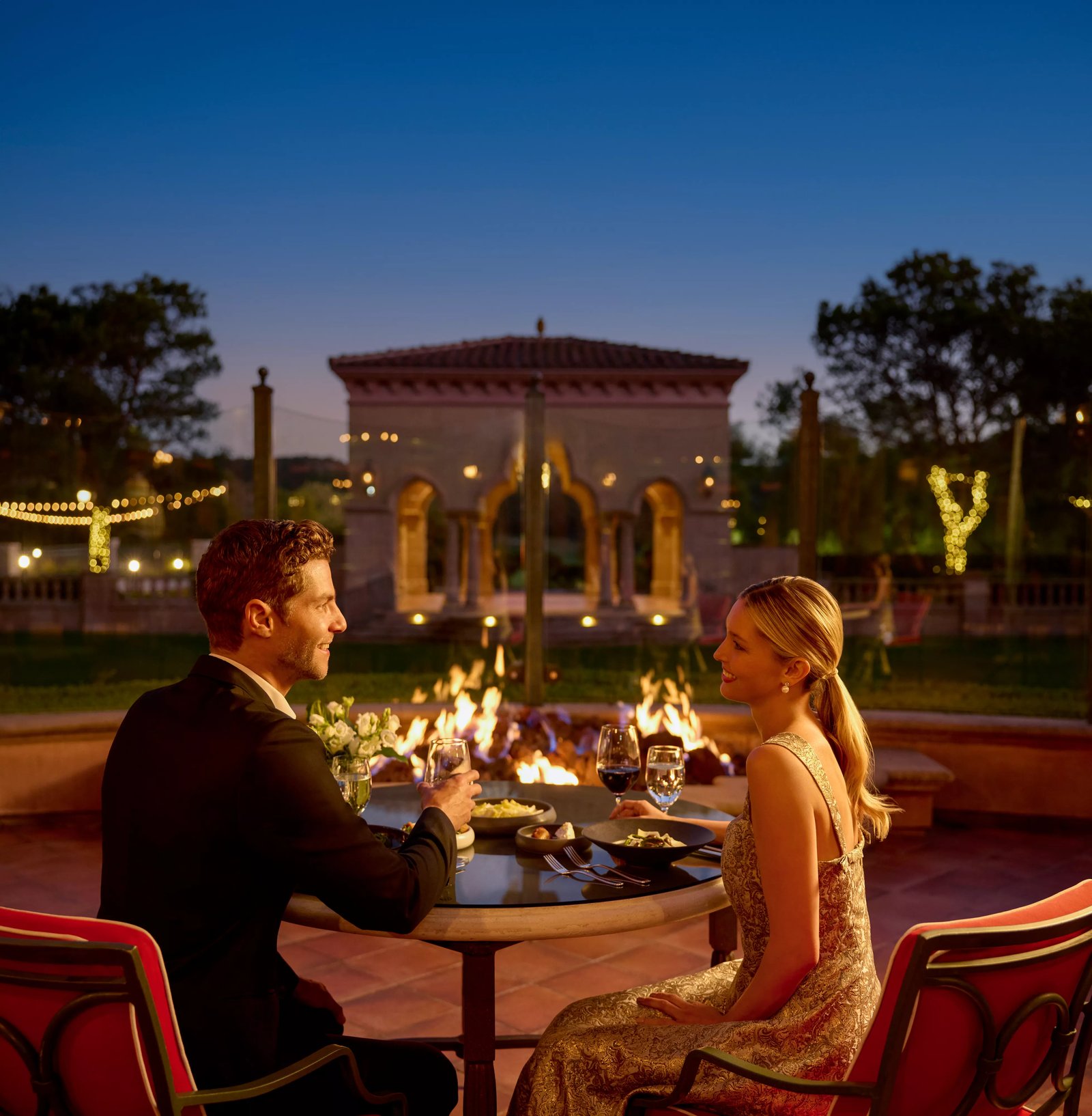 Fairmont Grand Del Mar, at the table