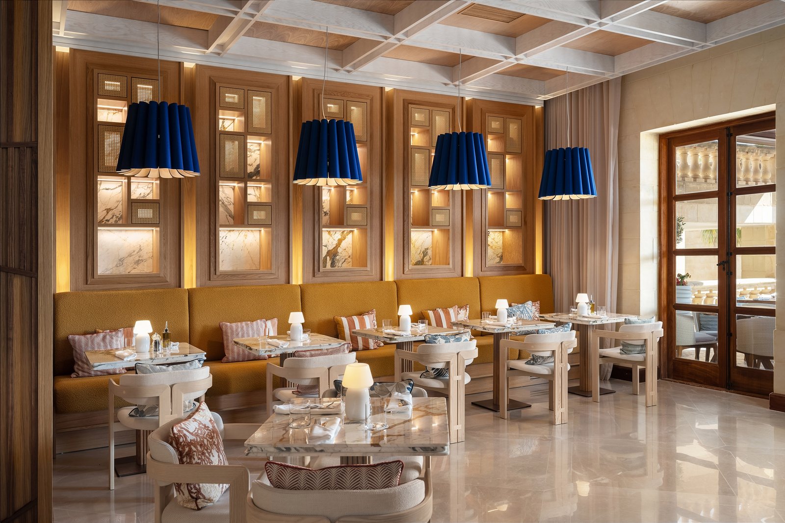 Kempinski Hotel San Lawrenz Malta, at the table