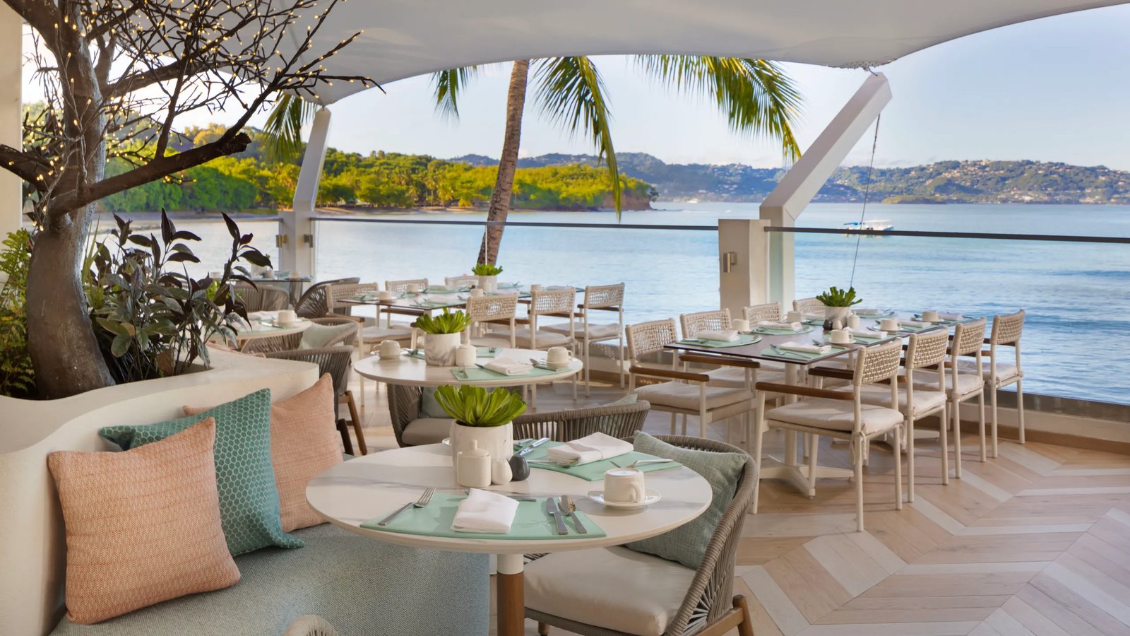 Windjammer Landing Resort and Residences, at the table
